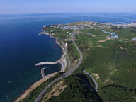 View of a winding path