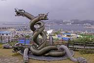 Nine Dragon Statue