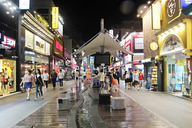 シルゲチョン小川通りの夜の風景