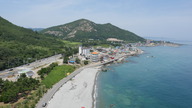 チギョン里の海岸の全景